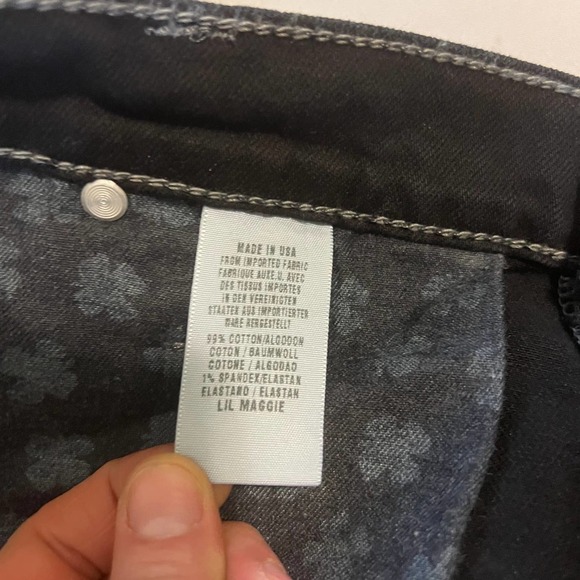 Lucky Brand Black Lil Maggie Jeans 12/31 - Picture 9 of 13